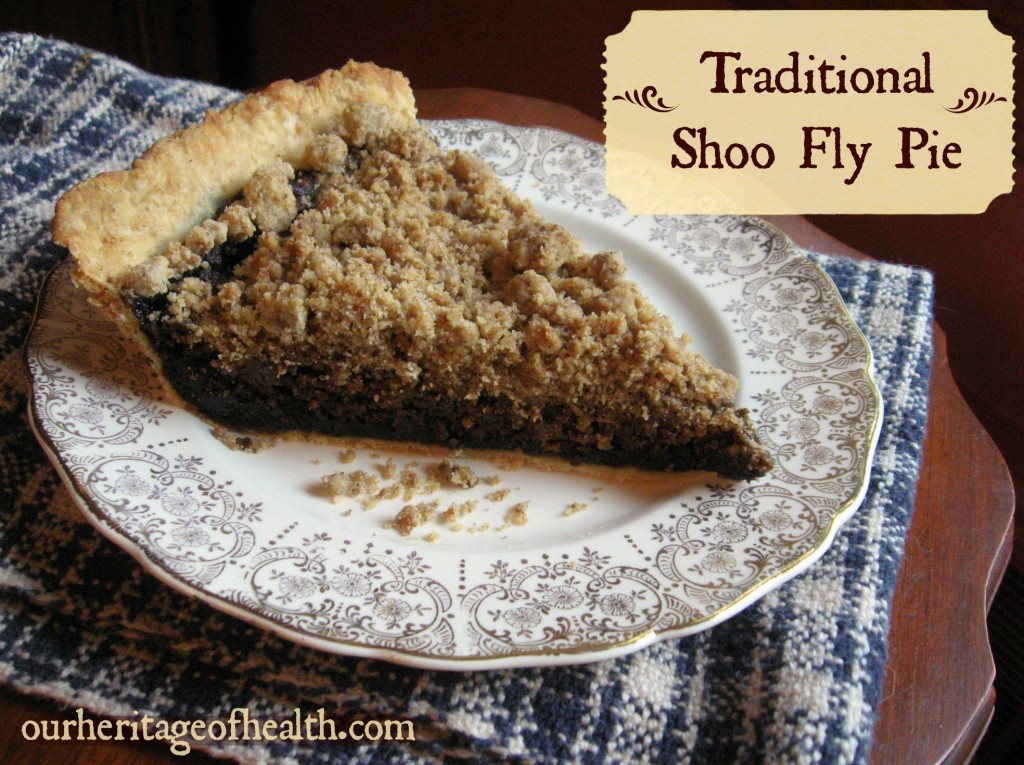 Traditional Shoo Fly Pie Recipe