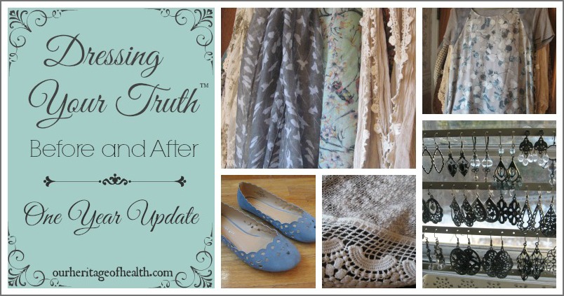 Dressing Your Truth Before and After - One Year Update | Our Heritage of Health